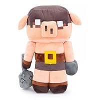 Minecraft Legends Piglin Runt 15 inch Pillow Buddy Basic Plush Character Soft Dolls, Video Game-Inspired Collectible Toy Gifts for Kids & Fans Ages 3 Years Old & Up