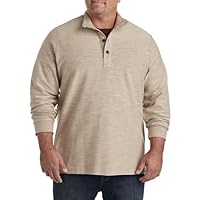 Oak Hill Premium by DXL Men's Big and Tall Mockneck Sweater