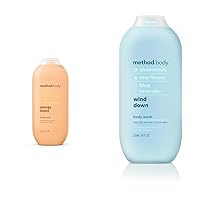 Method Body Wash Energy Boost and Wind Down, Paraben and Phthalate Free, 18 oz (Pack of 1 Each)