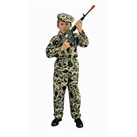 Commando Boy Costume - Size Child-Small