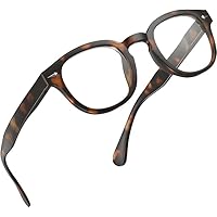 grinderPUNCH Classic Reading Glasses for Women and Men Stylish Lightweight Readers Round Readers for Women and Men