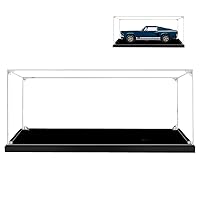 Acrylic Display Case for Lego 10265 Dustproof Clear Display Box Showcase for Lego Ford Mustang (Building Block Model is NOT Included !) (2 mm Thick)