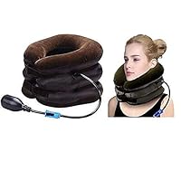 Cervical Stretcher Device and Adjustable Neck Stretcher Support, Neck Brace Pillow Chronic Neck for Woman & Men Spine Alignment (Pack of 1)