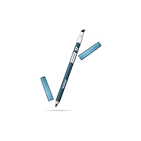 Pupa Milano Multiplay Eye Pencil - Creamy, Blendable Eyeliner With Smudge Tip - Create Long Wearing, Glamorous Intensity - Smooth, Lasting Color Liner For Waterline Or Lid - 57 Petrol Blue - 0.04 Oz