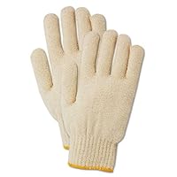 MAGID T918LI-HVY TerryMaster White Heavy Weight Terrycloth Gloves, Terrycloth, Men's (Fits Large), Off White (Pack of 12)