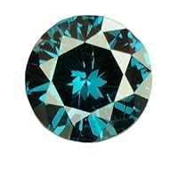 0.17 cts. CERTIFIED Round SI2 Vivid Royal Blue Color Loose Natural Diamond 21033 by IndiGems
