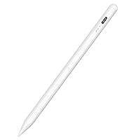 Stylus Pen for iPad 9th&10th Gen, Apple Pencil 2nd Generation, 2X Fast Charge Apple Pen for iPad 2018-2023, iPad Pencil for iPad Pro 11/12.9 3/4/5 Gen, iPad Mini 5/6, iPad 6/7/8, iPad Air 3/4/5,White