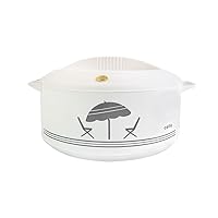 Cello Chef Deluxe Hot-Pot Insulated Casserole Food Warmer/Cooler, 3.5-Liter- White