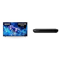 Sony OLED 65 inch BRAVIA XR A80K Series 4K Ultra HD TV: Smart Google TV with Exclusive Gaming Features XR65A80K- 2022 Model UBP- X700M 4K Ultra HD Home Theater Streaming Blu-ray™ Player