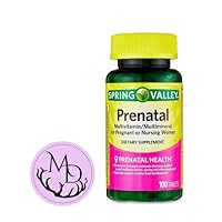 pring Valley Prenatal Multivitamin/Multimineral for Pregnant and Nursing Women Dietary Supplement Tablets, 100 Count