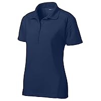 Sport Tek Ladies Dri-Mesh Pro Polo. L474