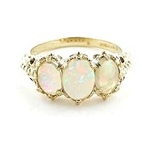 14K Rose Gold Ladies Opal & Peridot Ring