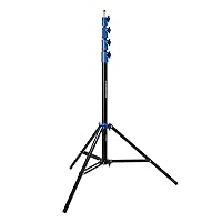 Flashpoint 9.5' Blue Color Coded Pro Air Cushioned Heavy Duty Light Stand for Photography, This Portable Photography Light Stand Tripod is Lightweight and Durable, Suitable for Pro Photography Needs Flashpoint 9.5' Blue Color Coded Pro Air Cushioned Heavy Duty Light Stand for Photography, This Portable Photography Light Stand Tripod is Lightweight and Durable, Suitable for Pro Photography Needs