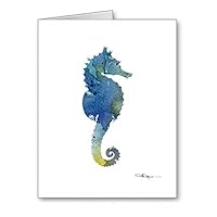 Seahorse - Set of 10 Note Cards With Envelopes