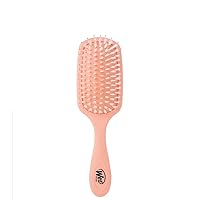 Go Green Coconut Oil Infused Detangling Hair Brush - Pain-Free Ultra-Soft Detangler Bristles Glide Through Tangles with Ease - Protects Against Split Ends