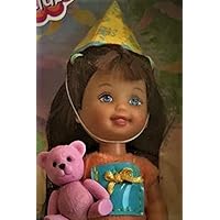 Mattel Birthday Party Belinda Doll w Pink Bear (2002 Multi-Lingual Box)