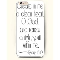 iPhone 6 Case,OOFIT iPhone 6 (4.7) Hard CaseNEW Case with the Design of create in me a clean heart o god and renew a right spirit within me psalms 51:10 - Case for Apple iPhone iPhone 6 (4.7) (2014) Verizon, AT&T Sprint, T-mobile iPhone 6 Case,OOFIT iPhone 6 (4.7) Hard CaseNEW Case with the Design of create in me a clean heart o god and renew a right spirit within me psalms 51:10 - Case for Apple iPhone iPhone 6 (4.7) (2014) Verizon, AT&T Sprint, T-mobile Paperback