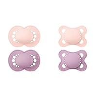 MAM Original Matte Baby Pacifier, Nipple Shape Helps Promote Healthy Oral Development & Original Matte Baby Pacifier, Nipple Shape Helps Promote Healthy Oral Development