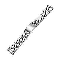 18mm 19mm 20mm jubilee stainless steel metal watch band strap bracelet,solid 316L Watch band fit for rlx skx watch