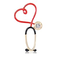 RN Gifts for Nurses Women Men Stethoscope Pins for Nurses Doctors Heart Beat Brooch Pins Future Nurses Appreciation Gifts