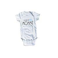 Baby Tee Time Baby Boys' Heart I Love My Mommy One Piece