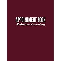 Addiction Counseling Appointment Book: Undated 12-Month Reservation Calendar Planner and Client Data Organizer: Customer Contact Information Address Book and Tracker of Services Rendered
