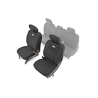 Rough Country Front Neoprene Seat Covers for 09-18 Ram 1500/10-18 2500-91028, Black