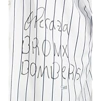 Oswald Peraza Signed New York Yankees Nike Baseball Jersey Bronx
