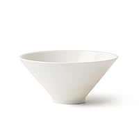 10oz Ceramic Bowl White Porcelain Cereal Bowls Sets of 5 for Soup Oatmeal Rice Salad Ice cream Fruits, Microwave and Dishwasher Safe