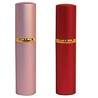 Lipstick OC Pepper Spray Bundle for Women Lot of Two (1) Pink (1) Red