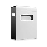 Electric Office Paper Shredder-Paper Shredder, Auto Feed,Super Cross-Cut, 5-6 Users, Stack-and-Shred
