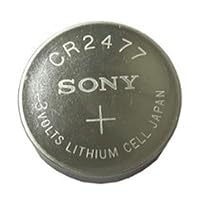 Sony CR2477 3.0 Volt, 1000mAh, Lithium Coin Size Battery (Pack of 12)