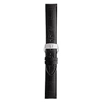 Tissot Leather Black Watch Strap, 19 (Model: T852013405)