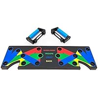 9 in 1 Push Ups Rack Training Board Stand ABS Abdominal Push up Board for Men Used | for Muscle Trainer Sports Home Fitness Equipment for Body Building Workout Exercise Color- Coded