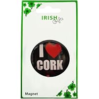 I Heart Cork Round Fridge Magnet