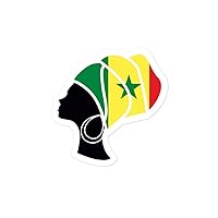 Senegal Flag, African Pride, Bubble-Free Stickers