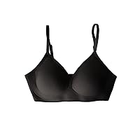 Seamless Relief Bra with Adjustable Straps: Black, Bras for Women, Size -S