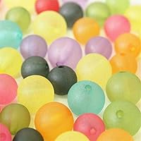 Vuslo 50pcs Mixed Candy Color Round Beads,Necklace Bracelet Beads,10mm,12mm Z130