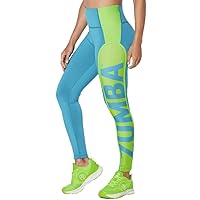 ZUMBA Women's High-Waisted Compression Leggings