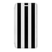 jjphonecase RW2297 Black and White Vertical Stripes Flip Case Cover for iPhone 6 Plus iPhone 6s Plus
