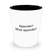 Appendectomy Shot Glass Appendix Removal Get Well Gift Appendix Surgery Ceramic Shot Glass Appendix What Appendix