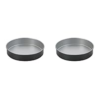 Cuisinart 9-Inch Round Cake Pan, Chef's Classic Nonstick Bakeware, Silver, AMB-9RCK (Pack of 2)