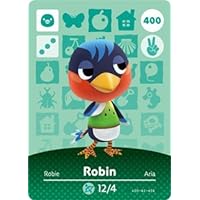 Robin - Nintendo Animal Crossing Happy Home Designer Series 4 Amiibo Card - 400