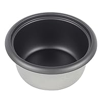 Slow Cooker Rice Cooker Inner Pots Alloy Inner Cooking Pots Replace Liner Pot Replacement Non-stick Rice Cooking Container for Home Kitchen 1.5L Inner Pot Replacements