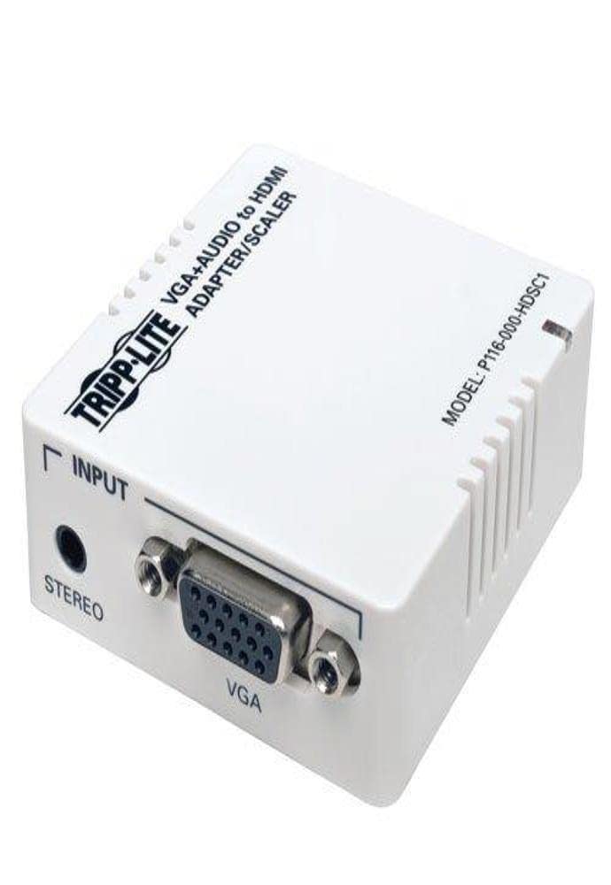 Tripp Lite VGA with Audio to HDMI Converter/Scaler (P116-000-HDSC1 ),White