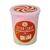 Strawberry Cheesecake Gourmet Flavored Cotton Candy – Unique Idea for Holidays, Birthdays, Gag Gifts, Party Favors