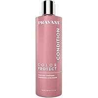 Pravana Color Protect Color Care Conditioner | Maintains Vibrant Color & Prevents Fading | For Color-Treated Hair | Enriched to Improve Manageability & Strength | 11 Fl Oz