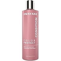 Pravana Color Protect Color Care Conditioner | Maintains Vibrant Color & Prevents Fading | For Color-Treated Hair | Enriched to Improve Manageability & Strength