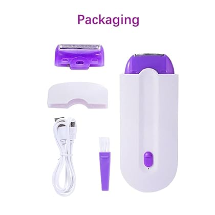 Silky Smooth Hair Eraser Painless Hair Removal Tool Sunday Skin Hair Eraser Women Laser Rechargeable Epilator Remover Smooth Touch Hair Removal Apply to Any Part of The Body (5.9x3.3x1in), 1.0 Count