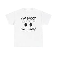 Did I Roll My Eyes Out Loud? | Unisex Heavy Cotton Tee - Multiple Sizes & Colors